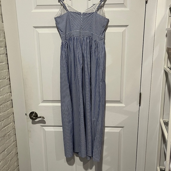 Loft  Outlet Blue Striped Dress - Picture 5 of 5